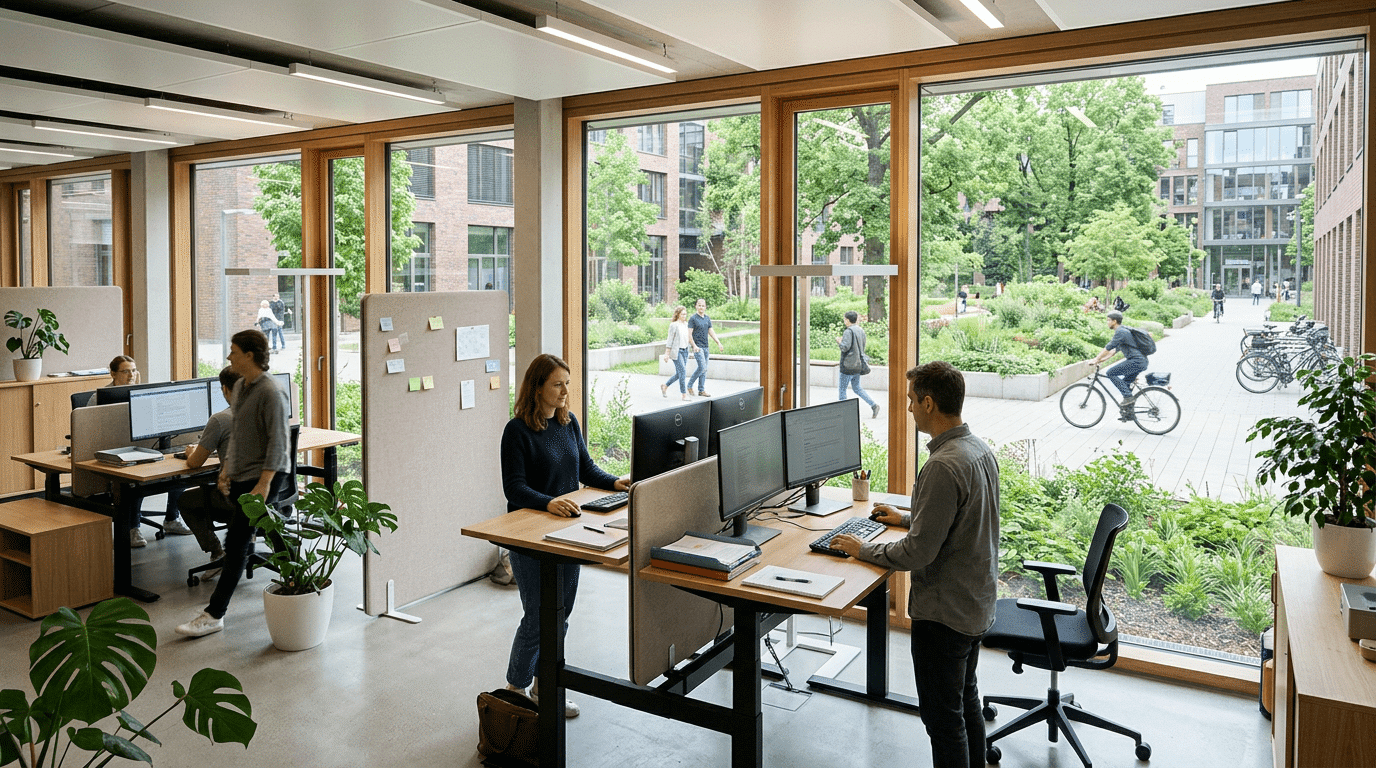 Gesundheitsförderung im Setting Betrieb: ergonomische Arbeitsplätze und bewegungsfreundliches Umfeld